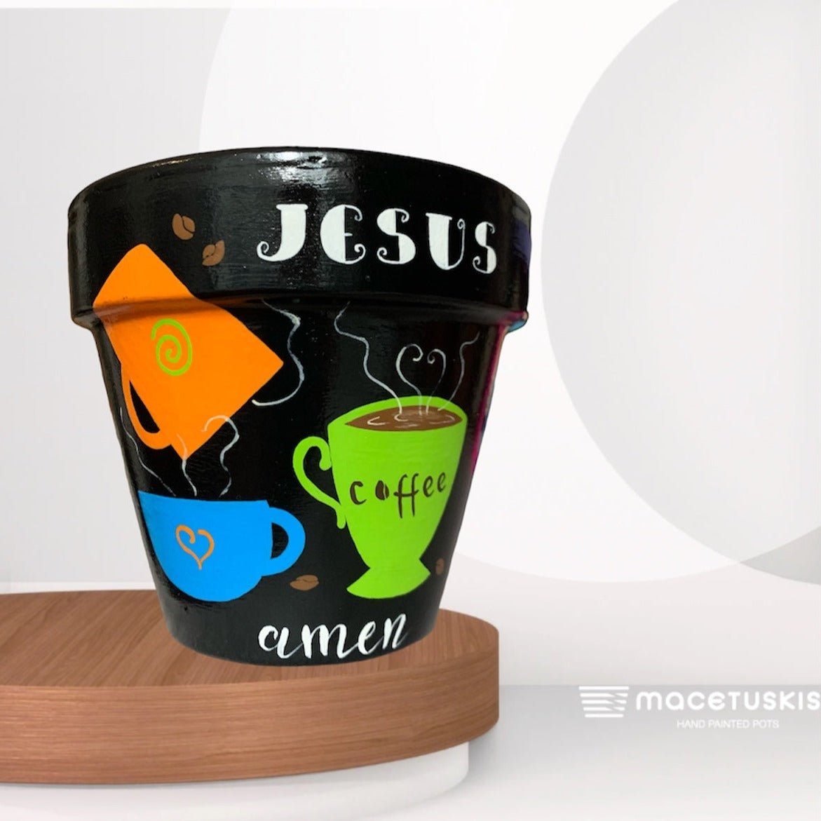 Jesus, coffee, amen pot